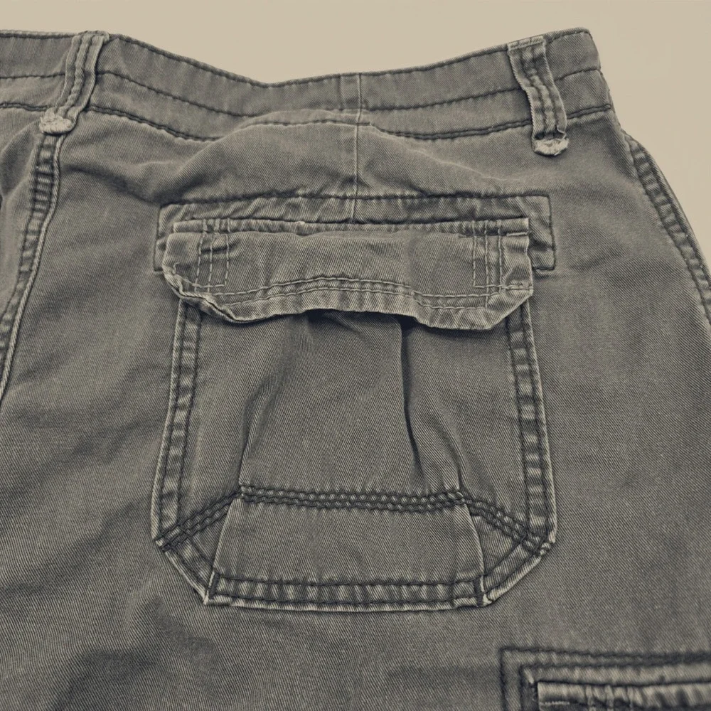 Utility Unionbay Cargo ShortsM 38 Olive Green Multi Pocket Cotton Casual Outdoor